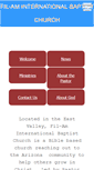 Mobile Screenshot of filambaptist.com